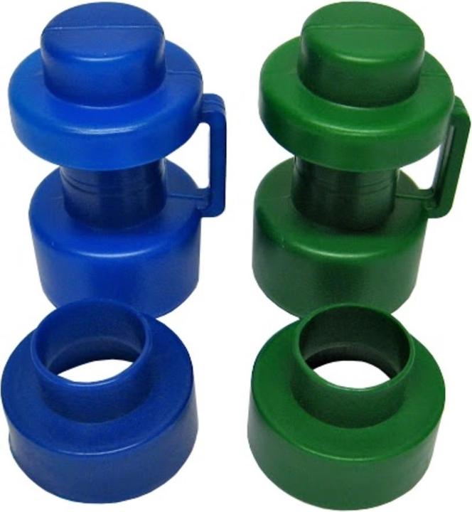 Hudora 2 tappi di chiusura ∅ 25 mm e 2 pezzi centrali di tubo