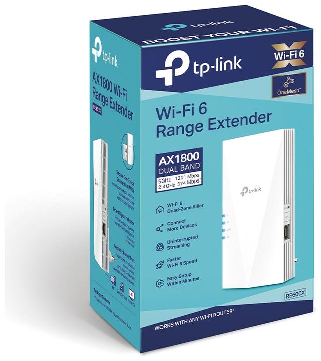Immagine prodotto TP-Link RE600X (1201 Mbit/s, 574 Mbit/s)