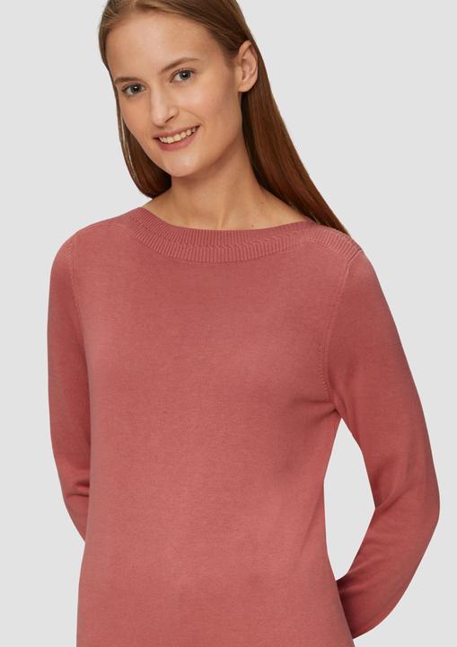 Actual product image s.Oliver Strickpullover Strickpullover mit U-Boot-Ausschnitt (34)