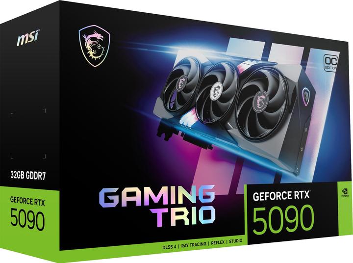 Produktbild MSI GeForce RTX 5090 GAMING TRIO OC (32 GB, GDDR7)