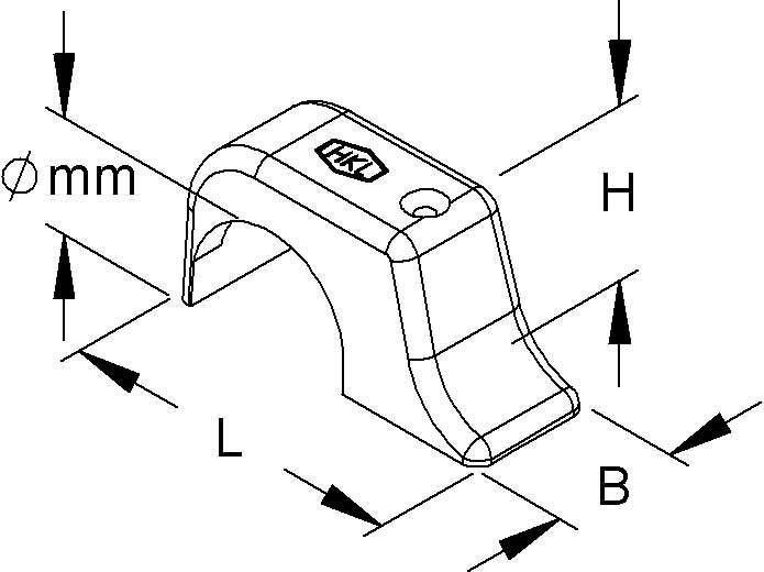 Actual product image HKL Iso nail clamps 1566 7-11mm