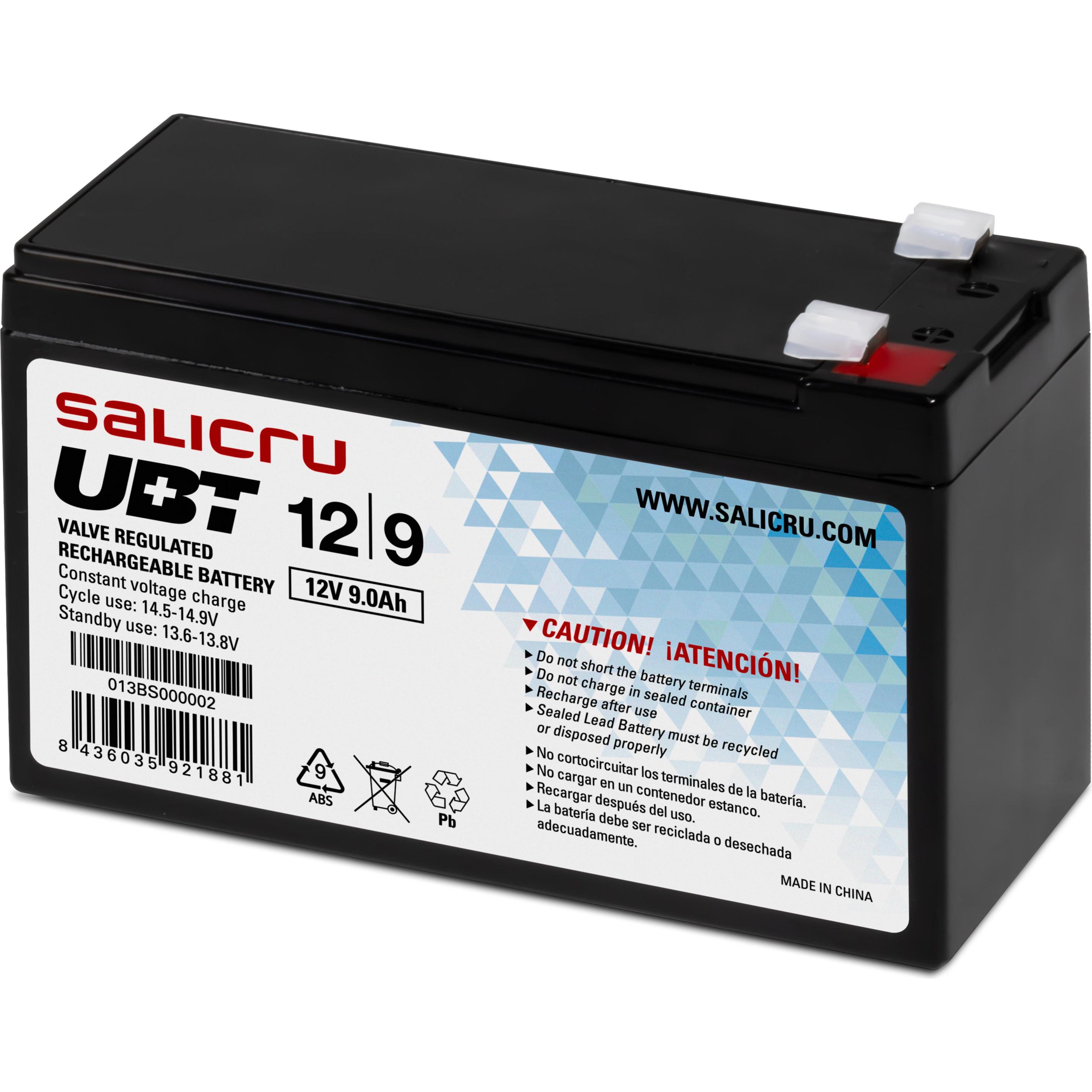 Salicru UBT 12/9 - USV-Akku - 1 x Bleisäure 6, USV Zubehör