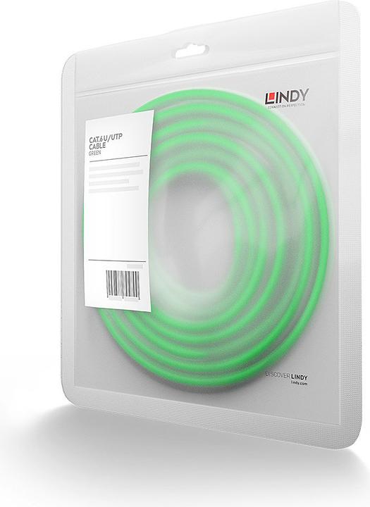 Actual product image Lindy Network cable (U/UTP, CAT6, 0.30 m)