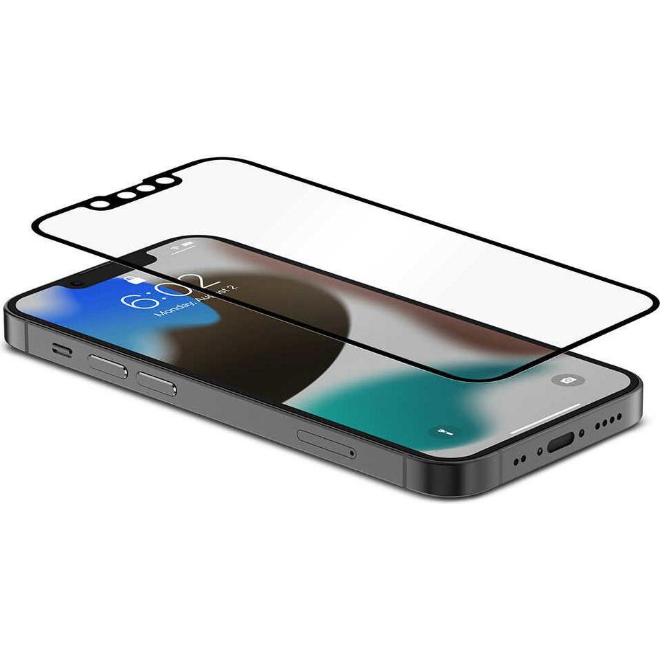 Thumbnail - Moshi iVisor AG for iPhone 13 mini - Black (Clear/Matte) (1 Stück, Apple iPhone 13 mini), Smartphone Schutzfolie, Schwar...