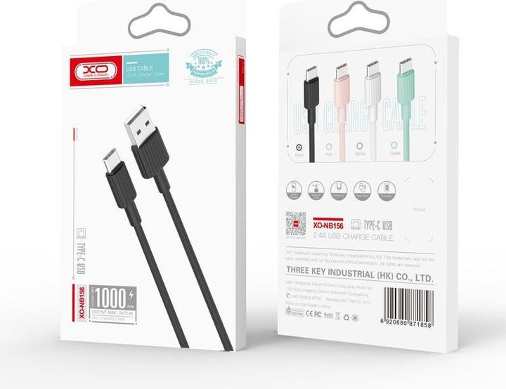 Image du produit xO câble NB156 USB - Lightning 1,0 m 2,4A blanc (1 m, 27 W)