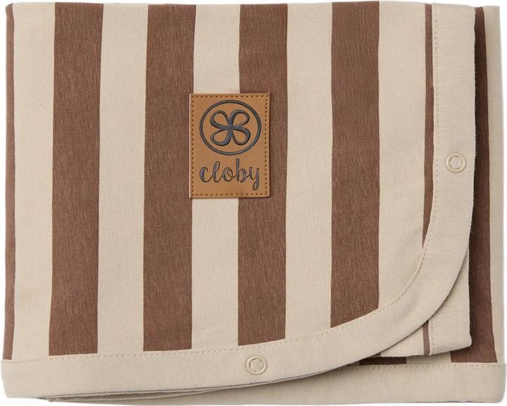 Cloby UV Decke UPF 50 Peanut / Sandy Stripe (95 x 73 cm)