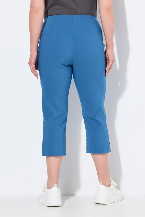 Immagine prodotto Ulla Popken Pantaloni di bengalina elasticizzata, lunghi fino al polpaccio, con cintura elastica (62)