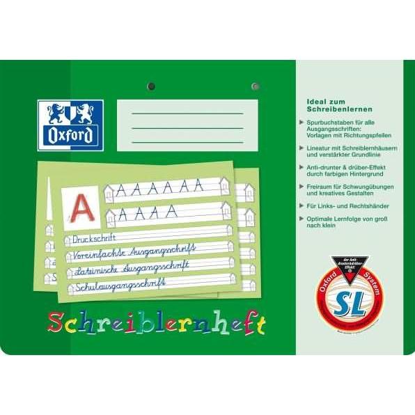 Oxford, Heft + Block, Schreiblernheft, A4 quer (A4, Weicher Einband)