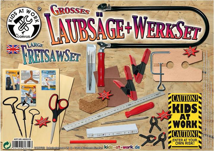 Produktbild Corvus Toys Laubsäge und Werkset LX02