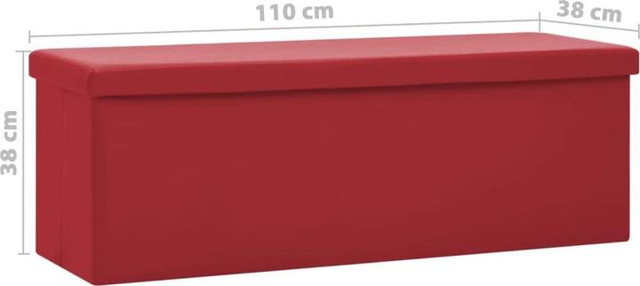 Image du produit vidaXL Bank mit Stauraum (110 cm)