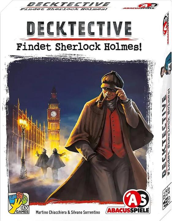 Actual product image Abacus Decktective - Finding Sherlock Holmes (German, 1 - 6 Players)