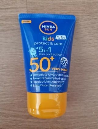 Immagine prodotto NIVEA Sun Kids Protect & Care Sun Lotion 5 in 1 (Crema solare, SPF 50, 50 ml)