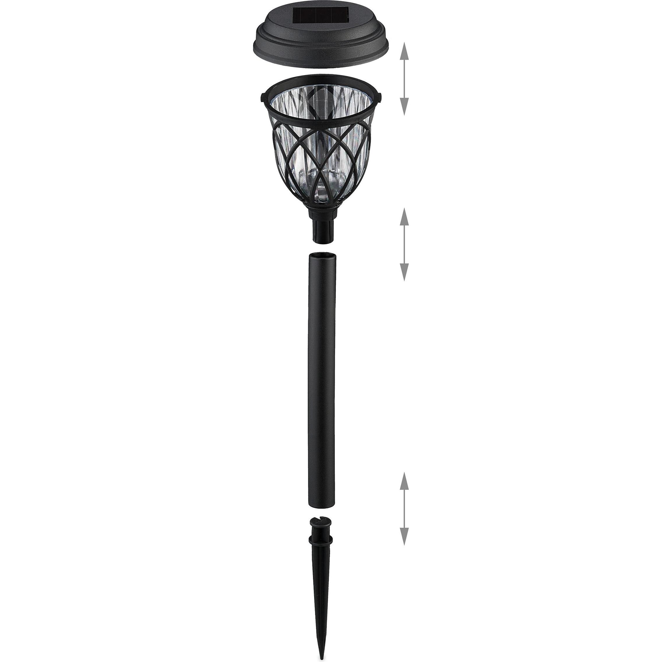 Thumbnail - Relaxdays, Gartenbeleuchtung, Solarlampen Set (IP44)