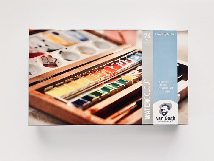 Image du produit Van Gogh Boîte de peinture à l'aquarelle
