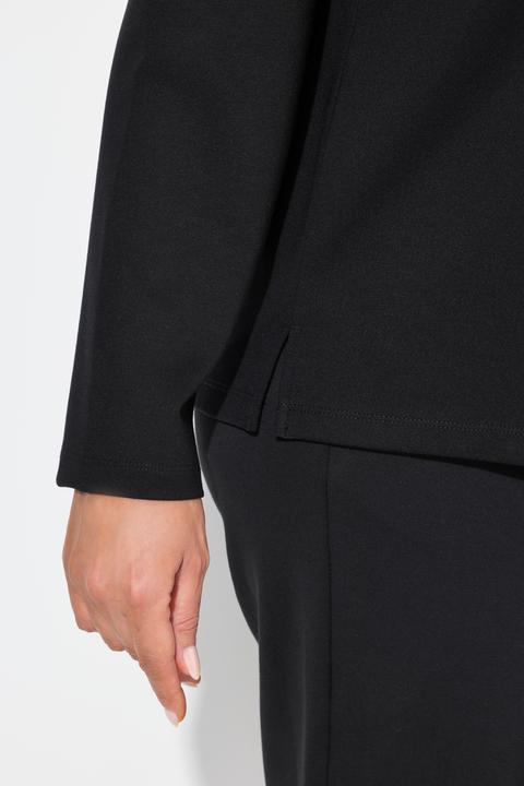 Produktbild Ulla Popken Sweatshirt, Zierstreifen, Stehkragen, Langarm (46, 48)
