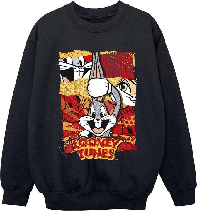 Produktbild Looney Tunes Bugs Rabbit Comic New Year Sweatshirt Jungen (152, 158)
