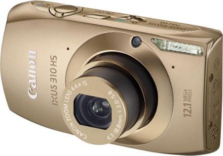 Canon IXUS 310 HS, 12MP, zoom 4,4x, filmati FullHD, Oro (1/2,3'')