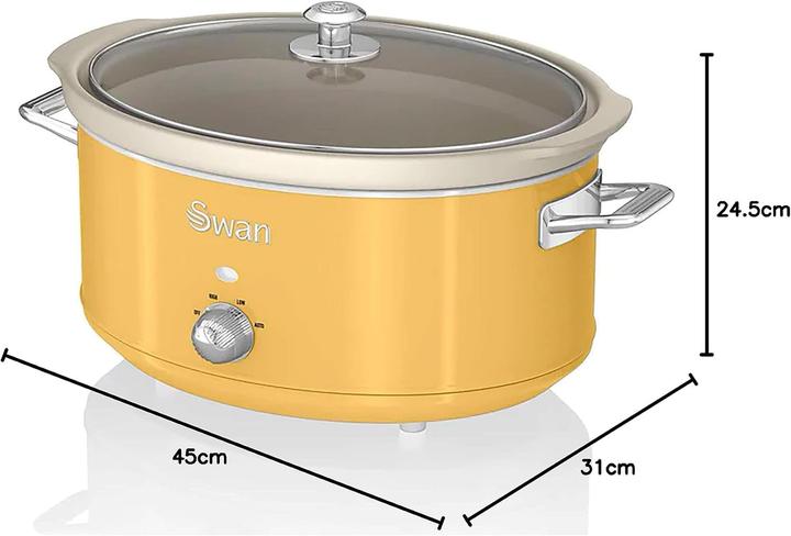 Immagine prodotto Swan Retro Slow Cooker mit Keramikbehälter