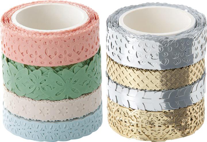 Produktbild Folia Washi Dekor Spitzenbordüre Set