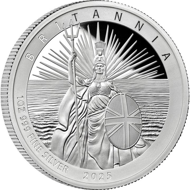 Actual product image The Royal Mint Silber Britannia 1 oz PP - 2025 (999, 2025)