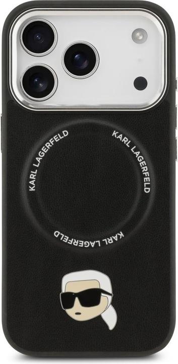 Produktbild Karl Lagerfeld - Leather MagSafe - iPhone 17 Pro - Black (Apple iPhone 17 Pro)