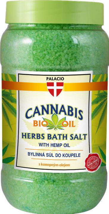 Produktbild Palacio Hanf-Badesalz, 1200 g (Badeperlen)