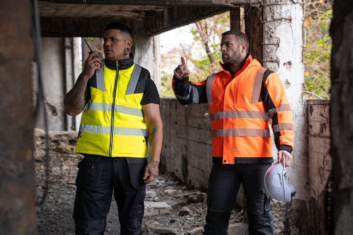 Produktbild Korntex Hi-Vis Softshell Regenjacke (L)