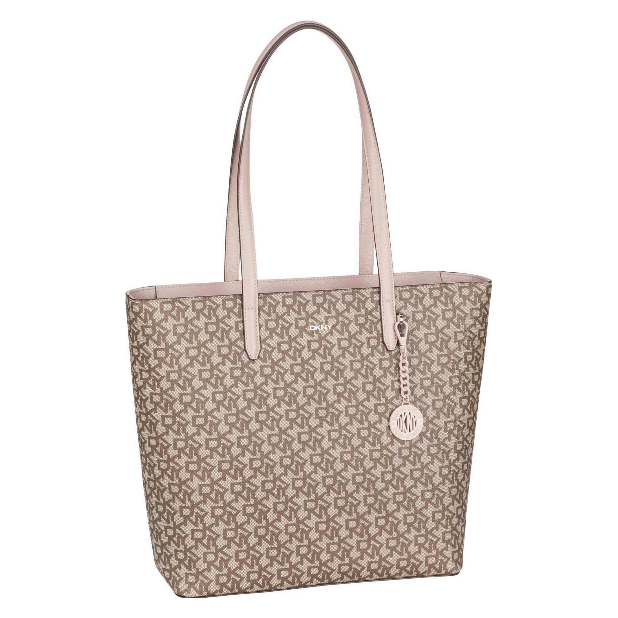 Dkny, Damen, Handtasche, Shopper Bryant Logo North South Tote, Braun