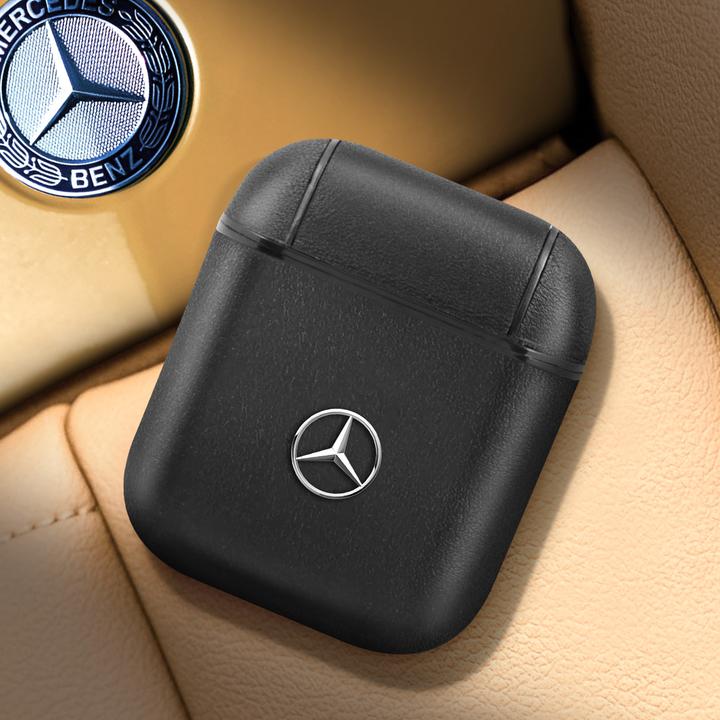 Immagine prodotto Mercedes-Benz MEA2CSLBK Coperchio per AirPods nero Linea Elettronica (Manicotto per cuffie)