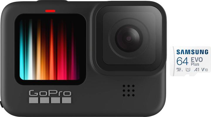 Produktbild GoPro Hero9 inkl. 64 GB MicroSDXC-Karte (30p, WLAN, Bluetooth)