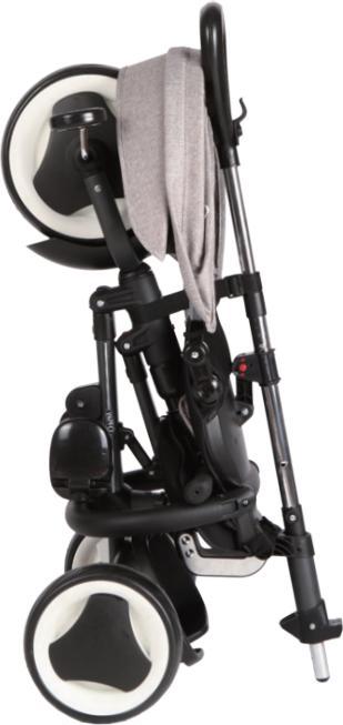 Productafbeelding Qplay Driewieler Rito 3 in 1 - Jongens en Meisjes - Grijs - Deluxe