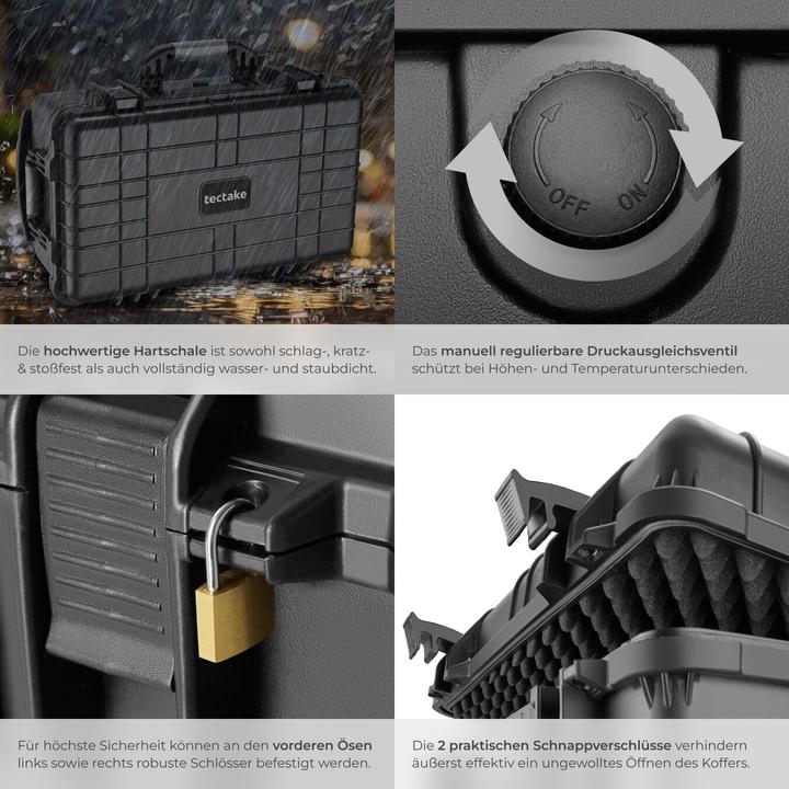 Produktbild tectake Transportkoffer (Fotokoffer, 27 l)