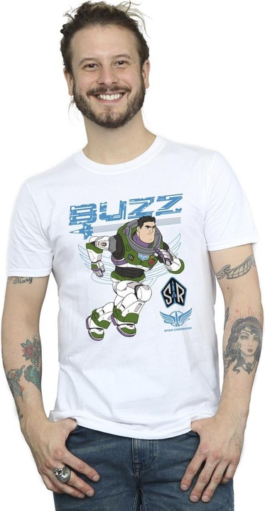 Immagine prodotto Disney Lightyear Buzz Run To Action Maglietta Uomo (5XL)