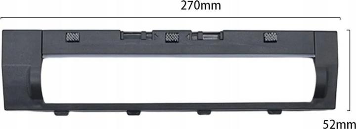 Actual product image Roborock main brush cover, black