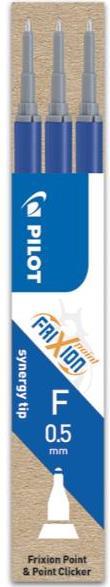 Pilot FriXion Refill Point Set Set of 3 (Blue, 0.50 mm, 3 pcs.)