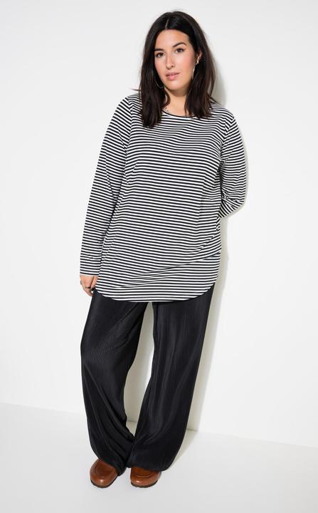 Immagine prodotto Studio Untold Maglia a righe con maniche lunghe e scollo a girocollo (42, 44)
