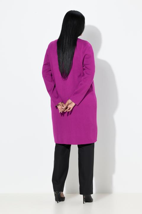 Produktbild Ulla Popken Strickjacke, lange, offene Form, weicher Feinstrick (58, 60)