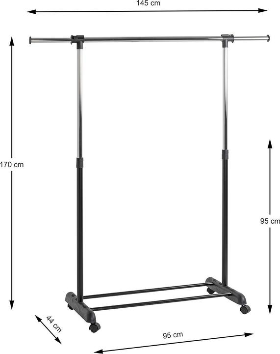 Produktbild HAKU Möbel Rollgarderobe