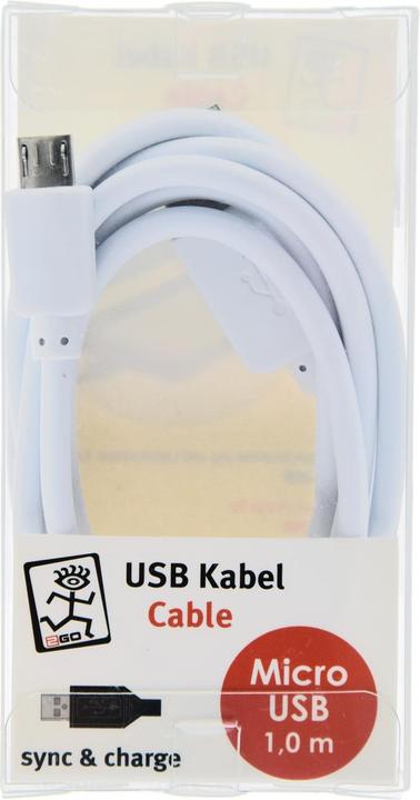 Produktbild 2GO 795202 USB Kabel USB B Micro-USB B (1 m)