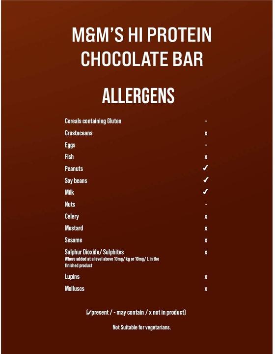 Produktbild M & M's Hi-Protein Bar (1 Stk., 51 g)