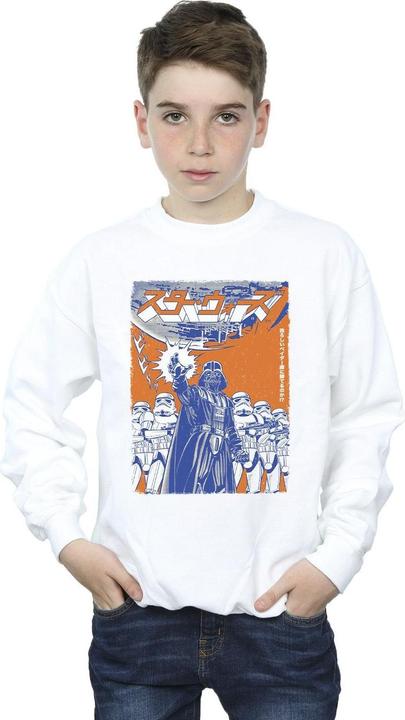 Actual product image Star Wars Boys Vader International Poster Sweatshirt (104)