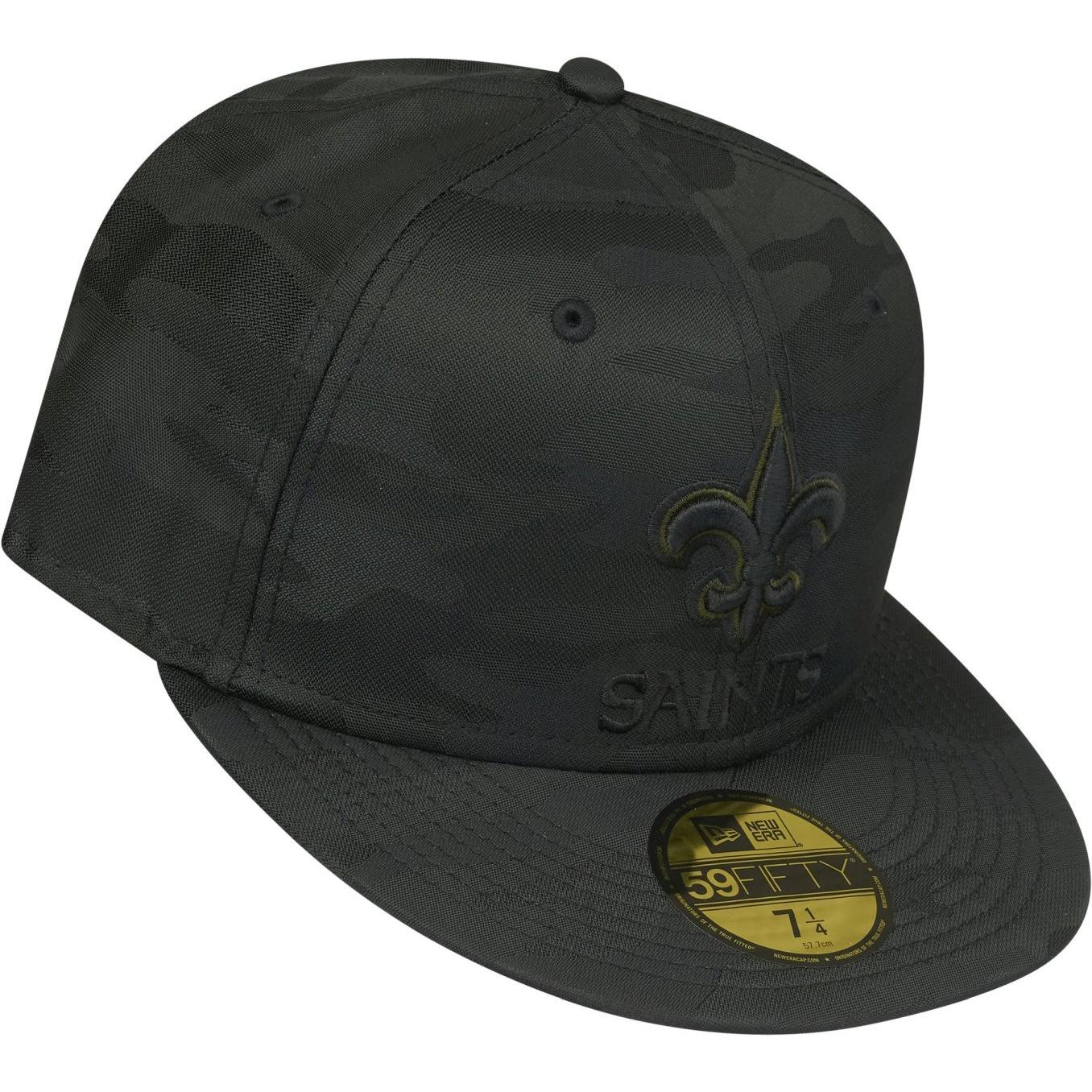 Thumbnail - New Era, Herren, Cap, 59Fifty Fitted Cap - NFL New Orleans Saints - 7 1/2, Schwarz, (7 1/2)