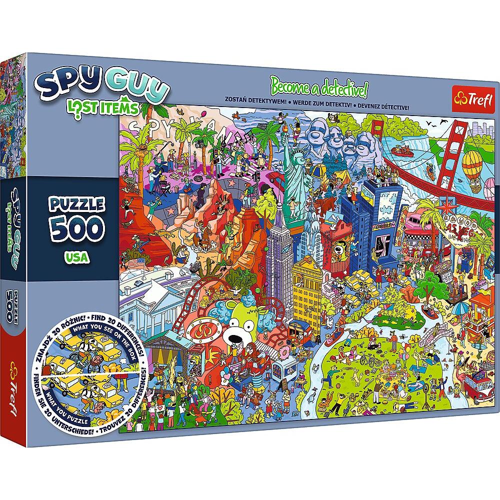 Trefl Puzzle 500 - Spy Guy USA (500 Teile)