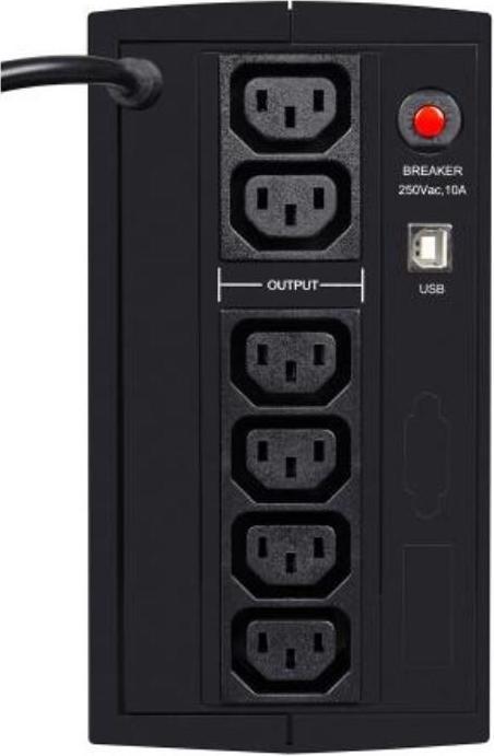 Produktbild Ever Zasilacz awaryjny DUO 850 PL AVR USB T/DAVRTO-000K85/01 (850 VA, 550 W, Line-Interaktiv USV)