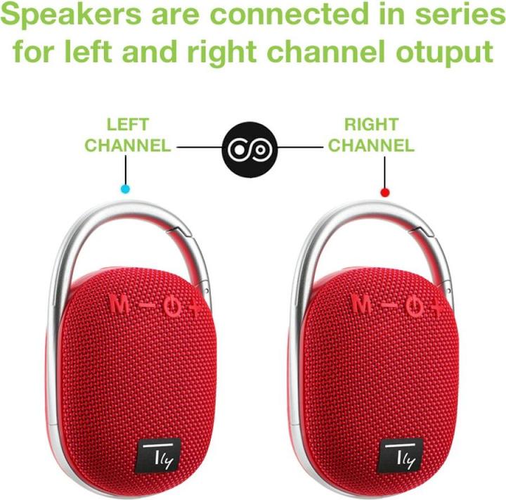 Actual product image EFB Elektronik EFB Techly Bluetooth speaker red