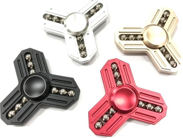 Immagine prodotto FidgetSpinner Tri-Star Alluminio Palle d'acciaio Fidget Spinner