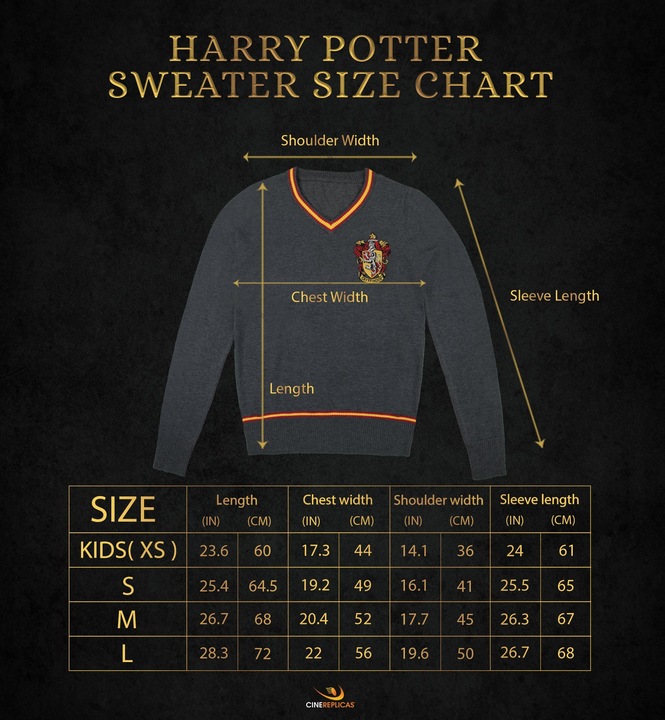 Actual product image Cinereplicas Gryffindor Sweater (L)