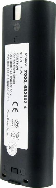 Actual product image AccuCell Akku Workmaster 190100, 190130, 190155 (7.2 V)