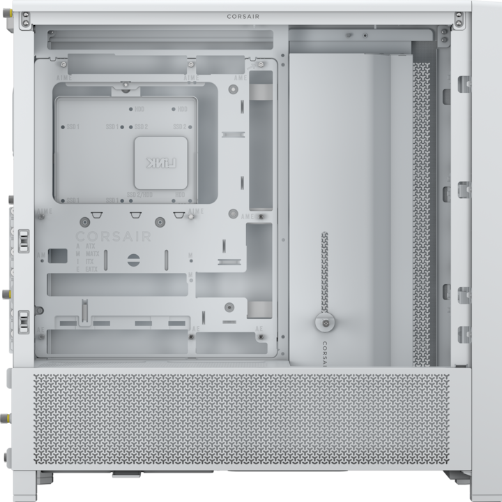 Immagine prodotto Corsair TELAIO 4000D CASSA MEDIA BIANCA (Mini-ITX, ATX, E-ATX, mATX)