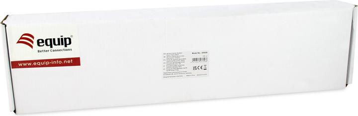 Produktbild equip Patchpanel 48x RJ45 Cat6A 19" FTP 1HE Premium schwarz